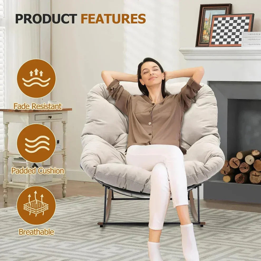 Zero Gravity Recliner – Adjustable Rocking Chair, Cloud Comfort