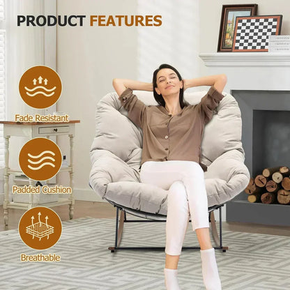 Zero Gravity Recliner – Adjustable Rocking Chair, Cloud Comfort